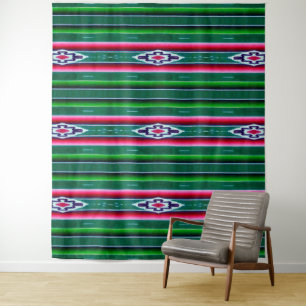 Mexican Sarape Pattern Tapestry