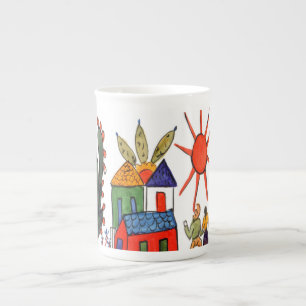 Mexican Scene Coffee Cup
