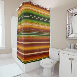 Mexican serape #1 shower curtain