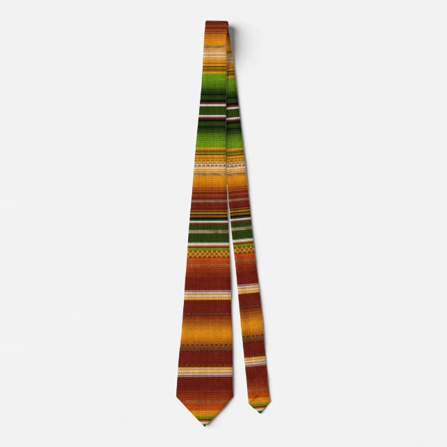 Mexican serape #1 tie (Front)