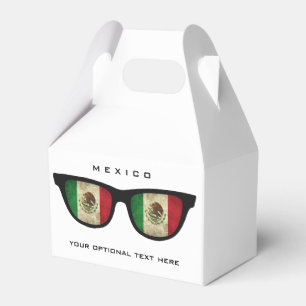 Mexican Shades custom text & colour favour box