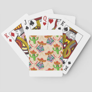 Mexican siesta playing cards