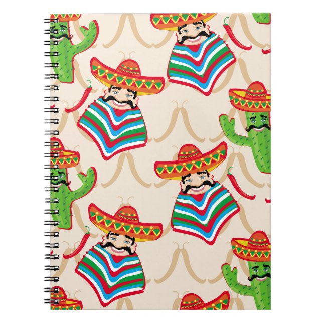 Mexican siesta spiral notebook (Front)