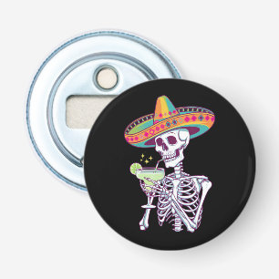 Mexican Skeleton Cinco De Mayo Margarita Fiesta Bottle Opener