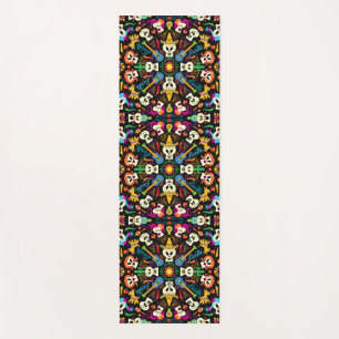 Mexican skeletons celebrating the Day of the Dead Yoga Mat