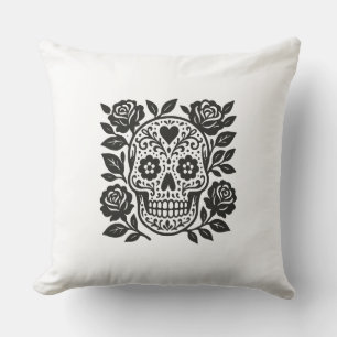 Mexican Skull Cushion