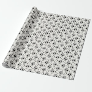 Mexican Skull Day of Dead Wrapping Paper