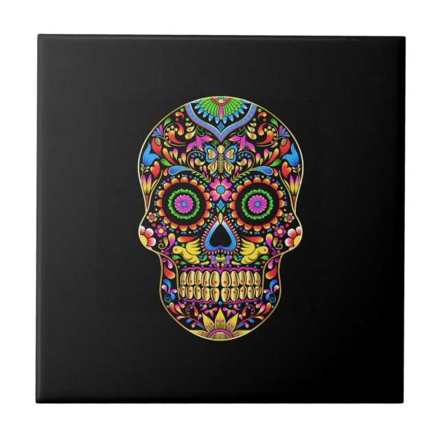 mexican skull tile (Front)
