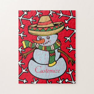 Mexican Sombrero Santa Thunder_Cove Jigsaw Puzzle