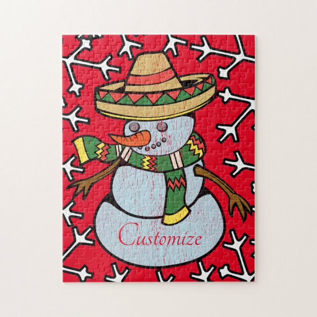 Mexican Sombrero Santa Thunder_Cove Jigsaw Puzzle (Vertical)
