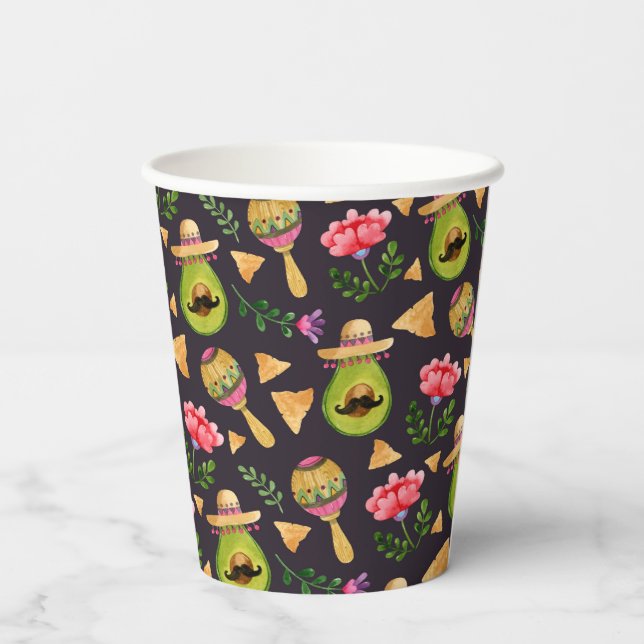 Mexican Spicy Fiesta Paper cup (Back)