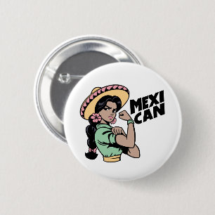 MexiCAN Stickers 6 Cm Round Badge
