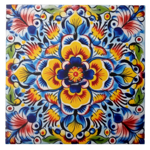 Mexican style themed pattern  tile