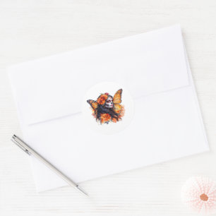 Mexican Sugar Skull La Calavera Catrina Sticker