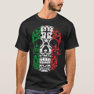Mexican Sugar Skull Pride Calavera Day Dead Cinco T-Shirt