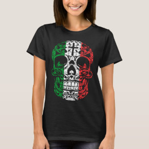 Mexican Sugar Skull Pride Calavera Day Dead Cinco  T-Shirt