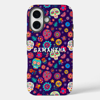 Mexican Sugar Skulls Pattern iPhone / iPad case