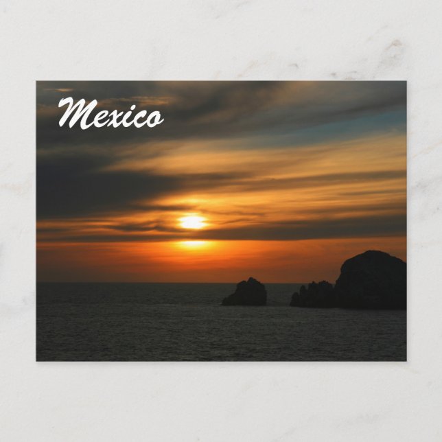 mexican sunset postcard (Front)