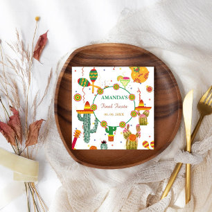 Mexican Taco Bout Love Bridal Shower Party Favour Napkin