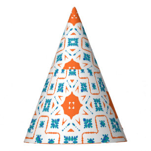 Mexican Talavera: Antique Ceramic Seamless Party Hat
