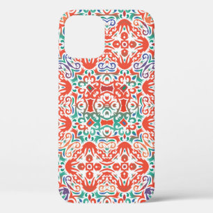 Mexican Talavera: Ethnic Tile Collage. iPhone 12 Case