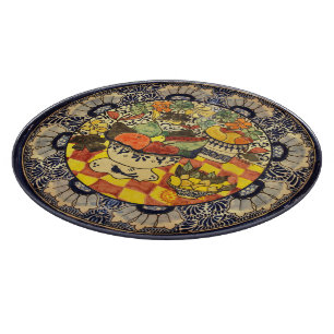 Mexican Talavera Style Cutting Board