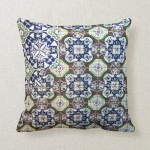 Mexican Talavera tile design Cushion