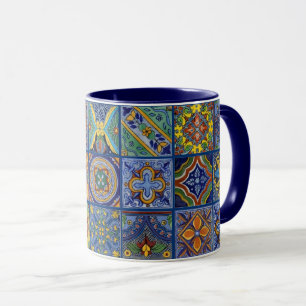 Mexican Talavera Tiles Mug