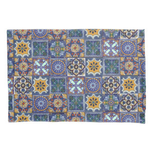 Mexican Talavera Tiles Pillowcase