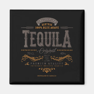 Mexican Tequila Cinco De Mayo Vintage Distressed L Magnet