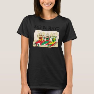 Mexican Tequila Drinking Party Cinco De Mayo Worm T-Shirt