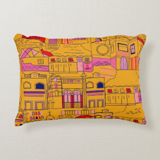 Mexican Textile Seamless Pattern Design Decorative Cushion