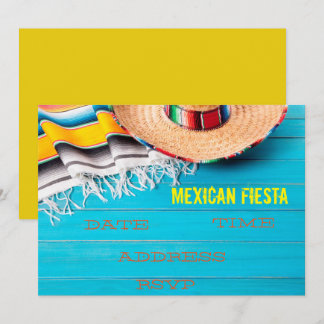 Mexican themed party Fiesta Invitation