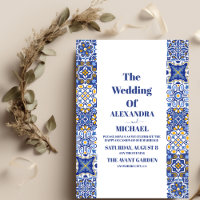 Mexican Tile Floral Wedding