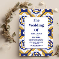 Mexican Tile Floral Wedding