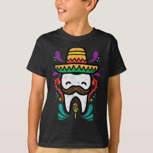 Mexican Tooth Funny Cinco De Mayo Dentist Dental I T-Shirt