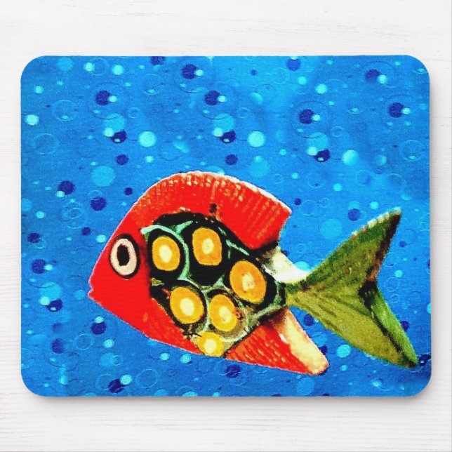 Mexican Tropical Fish Mousepad (Front)