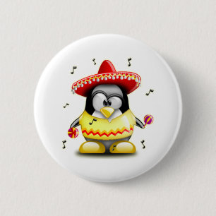 Mexican Tux 6 Cm Round Badge