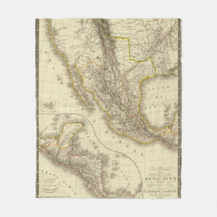 Mexican United States, Central America Fleece Blanket