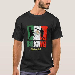 Mexican Vintage Style Boxing Sports T-Shirt