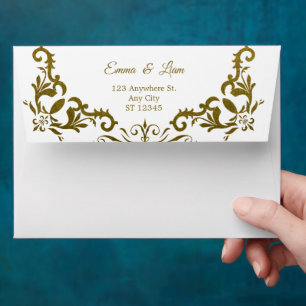 Mexican Wedding Invitation Envelopes – Terracotta