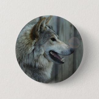 Mexican Wolf Button