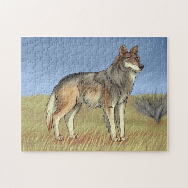 Mexican Wolf Jigsaw Puzzle (Horizontal)