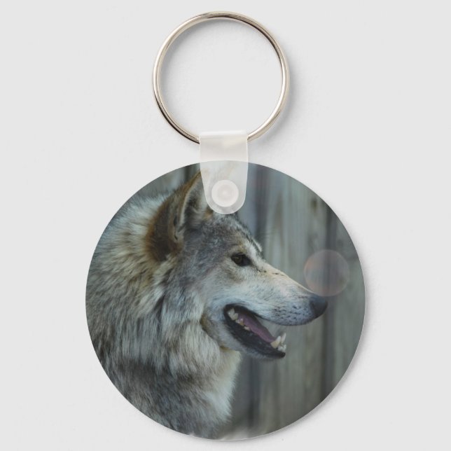 Mexican Wolf Keychain (Front)