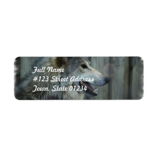 Mexican Wolf Mailing Label
