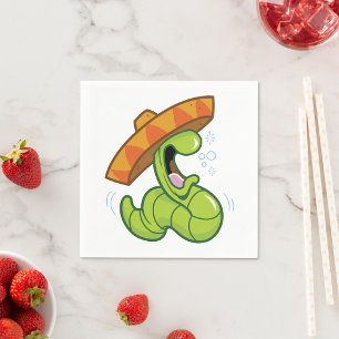Mexican Worm Paper Napkins