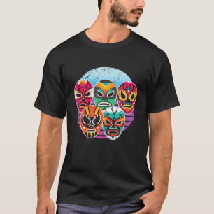Mexican Wrestling Mask I Cool Mexican Wrestling T-Shirt
