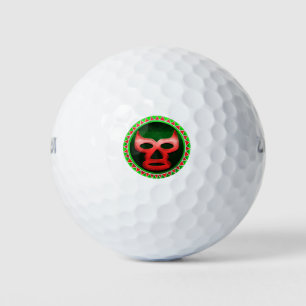 Mexican Wrestling Mask Lucha Libre Golf Balls