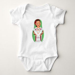 Mexican, Yucatan Matryoshka Baby Bodysuit