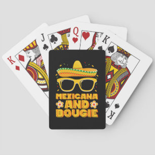 Mexicana And Bougie Mexican Girls Cinco De Mayo Playing Cards